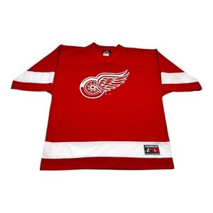 Vtg Detroit Red Wings Jersey Men Large NHL Hockey Brendan Shanahan Logo Athletic
